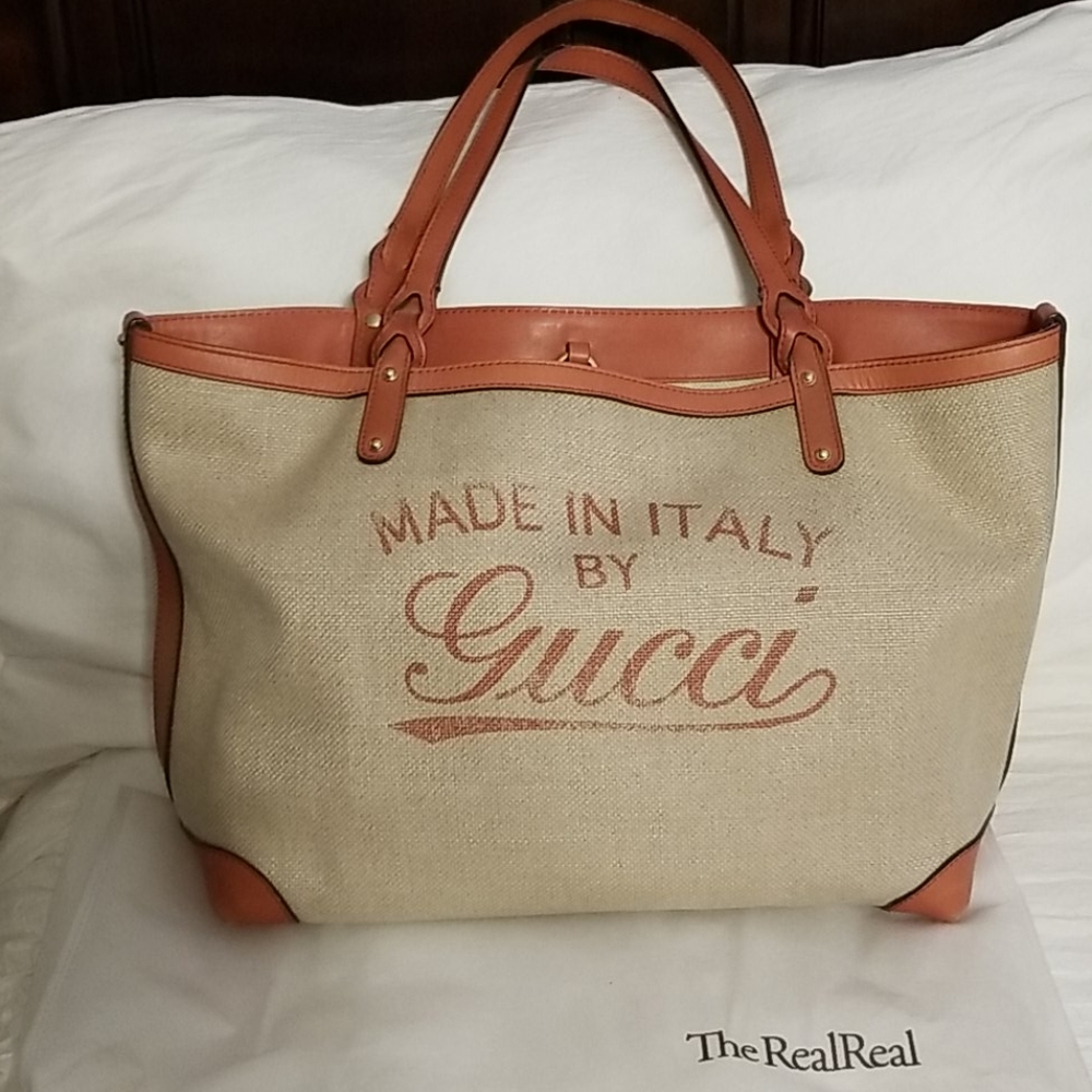 Gucci Woven Tote